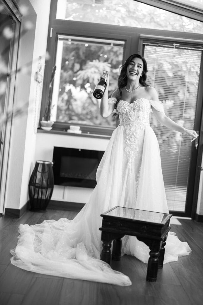 Villa Wenkenhof, Basel. Bride in her Getting Ready