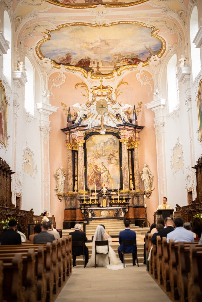 Villa Wenkenhof, Basel. Ceremony in Arlesheim church