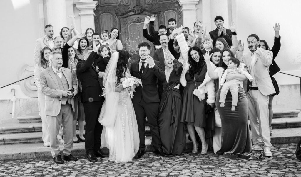 Villa Wenkenhof, Basel. Ceremony in Arlesheim church. Group photo