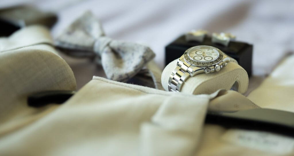 Wedding at Grand Hotel Dolder, Zürich. Getting ready with groom