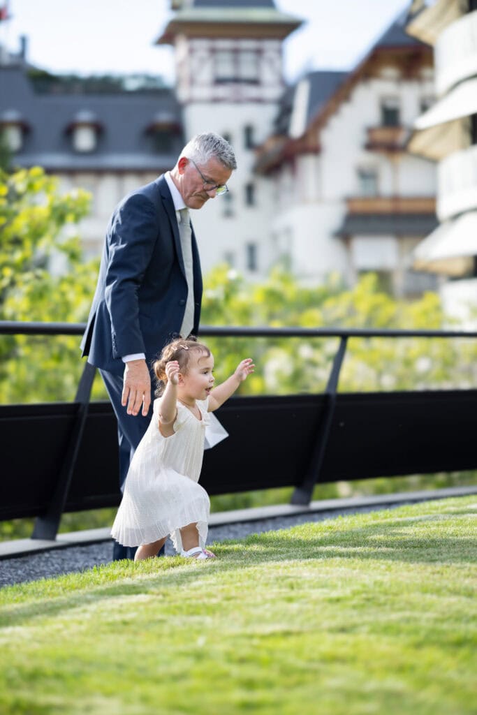 Wedding at Grand Hotel Dolder, Zürich. Reception & Apero