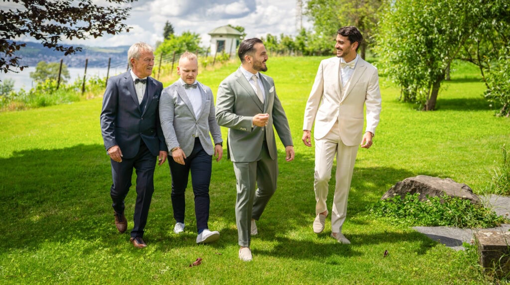 Wedding at Moschti Stäfa, Zürich. Getting ready groom
