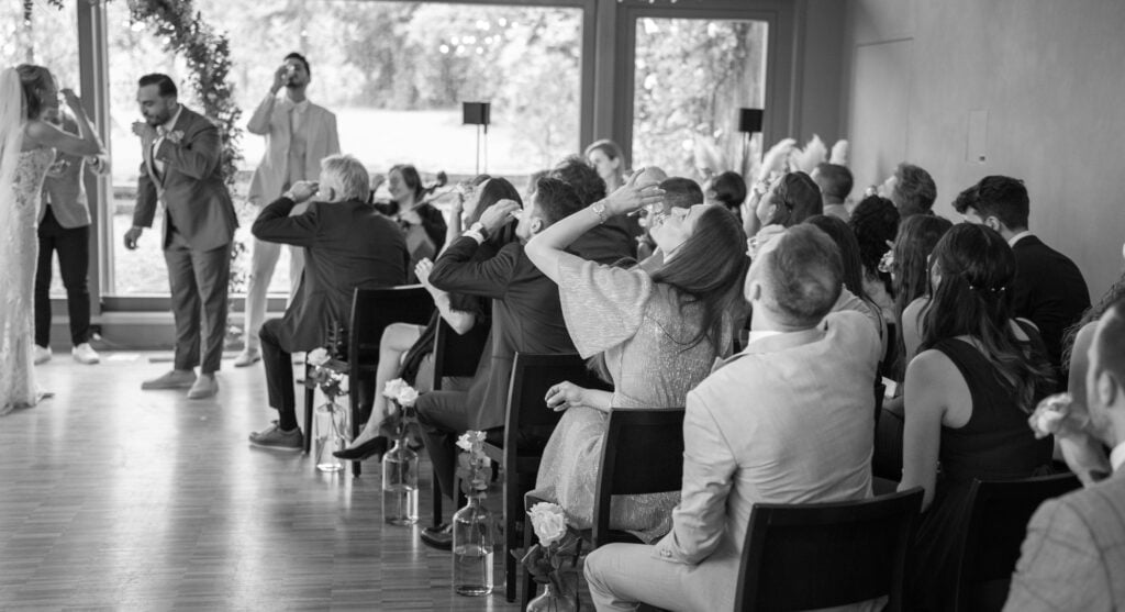 Wedding at Moschti Stäfa, Zürich. Ceremony