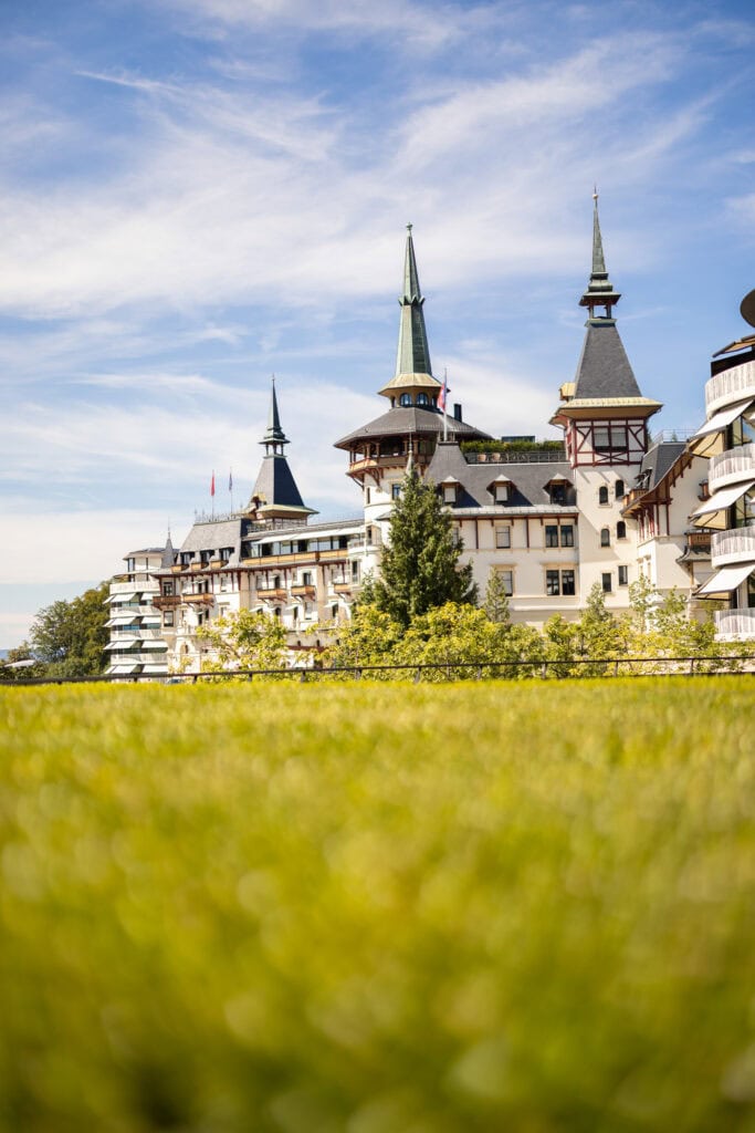 Wedding at Grand Hotel Dolder, Zürich. Photo of the location at sunrise