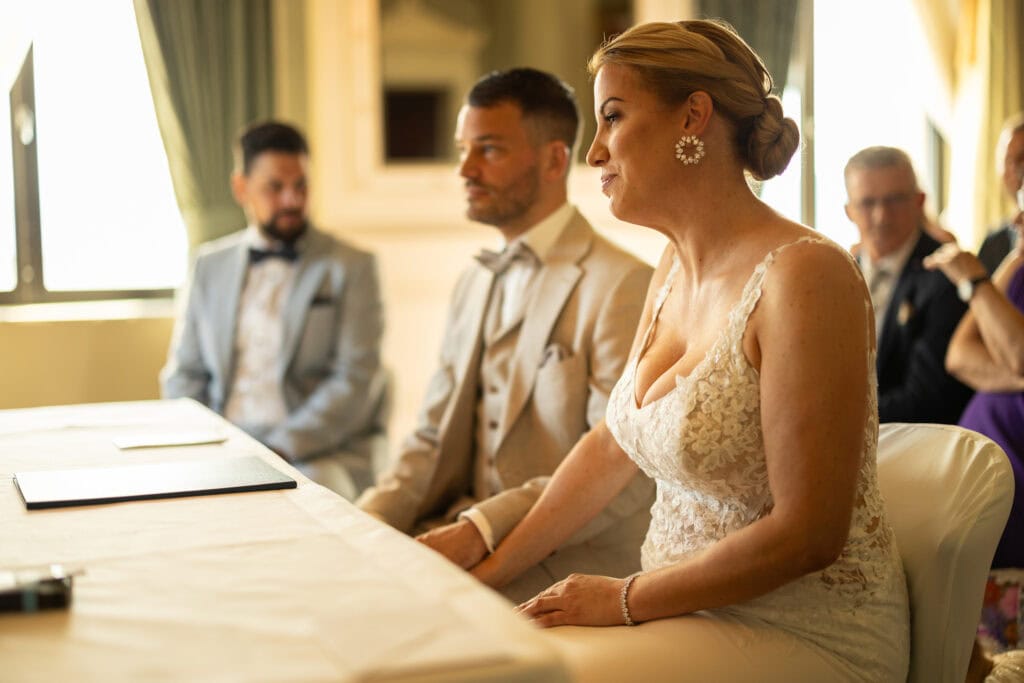 Wedding at Grand Hotel Dolder, Zürich. Ceremony