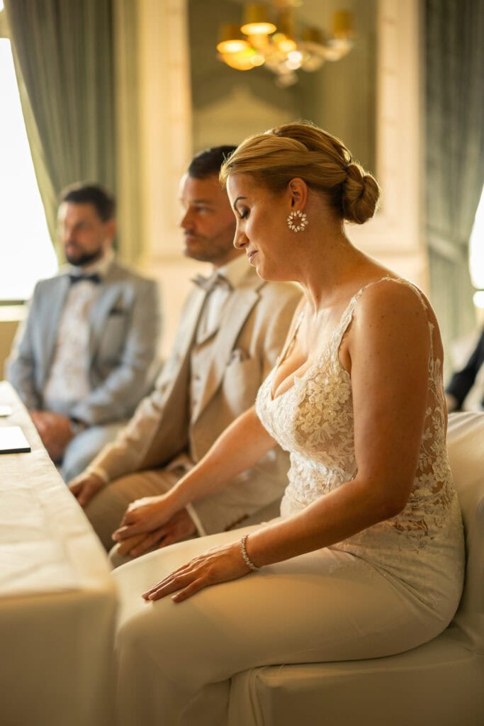 Wedding at Grand Hotel Dolder, Zürich. Ceremony