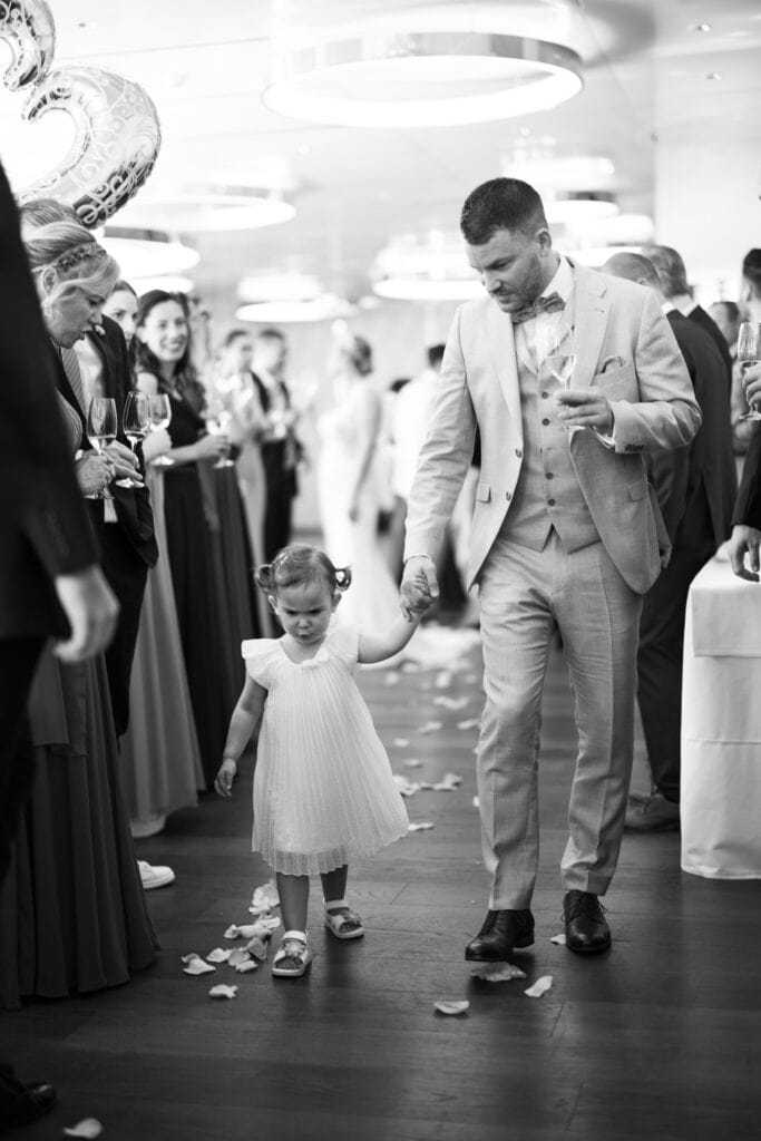 Wedding at Grand Hotel Dolder, Zürich. Reception. Spalier