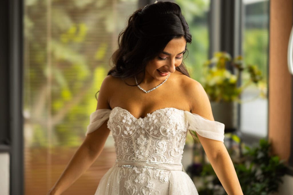 Villa Wenkenhof, Basel. Bride in her Getting Ready